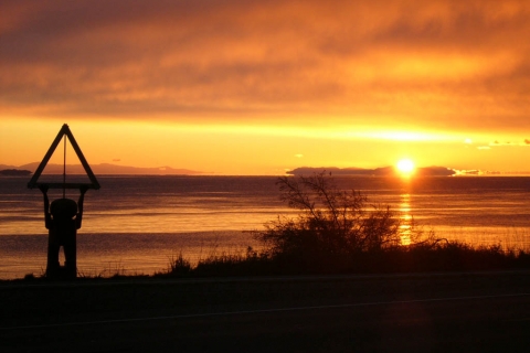 Beautiful sunset in Campbell River